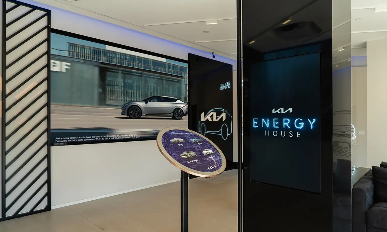 Kia Energy House: Schermi LCD e touch screen