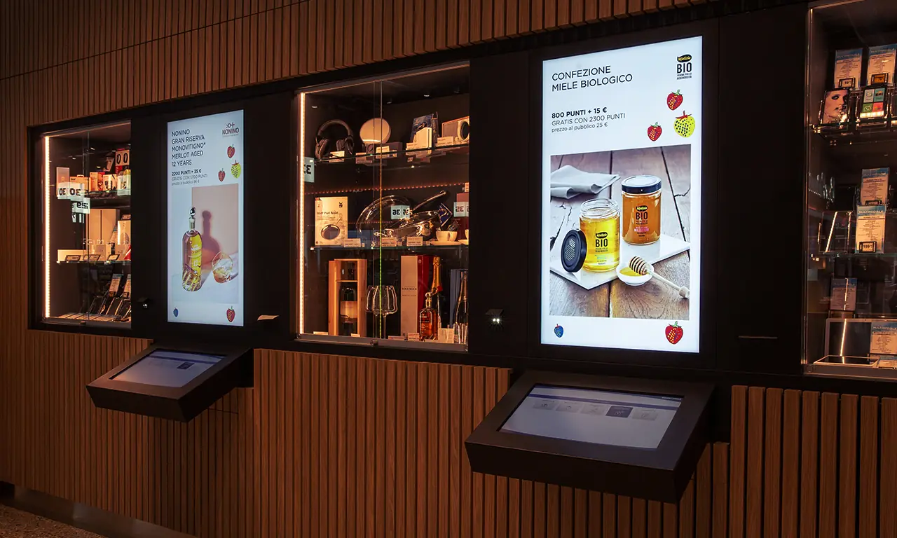 Esselunga digital signage – progetto Tecnovision, foto 1