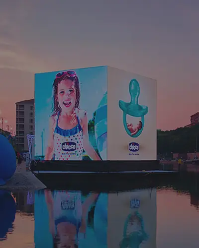 Cubo Led Milano Darsena