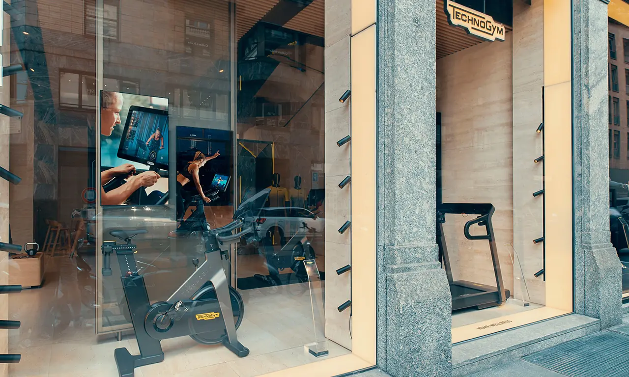 Technogym show room digital signage – progetto Tecnovision, foto 3