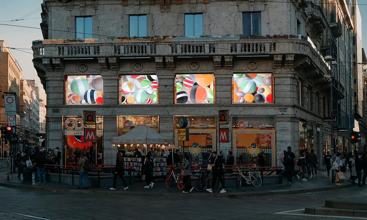 ODStore: Ledwall vetrina ad alta luminosità