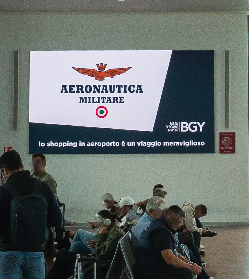 Aeroporto di Bergamo: Ledwall Gate A1