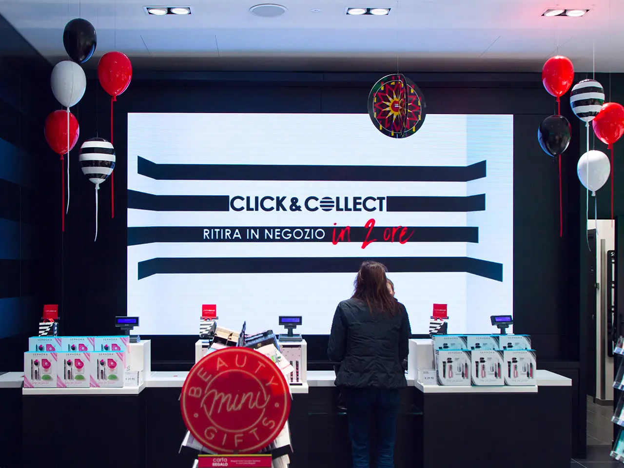 Sephora: Schermi retrocassa – progetto Tecnovision, foto 1