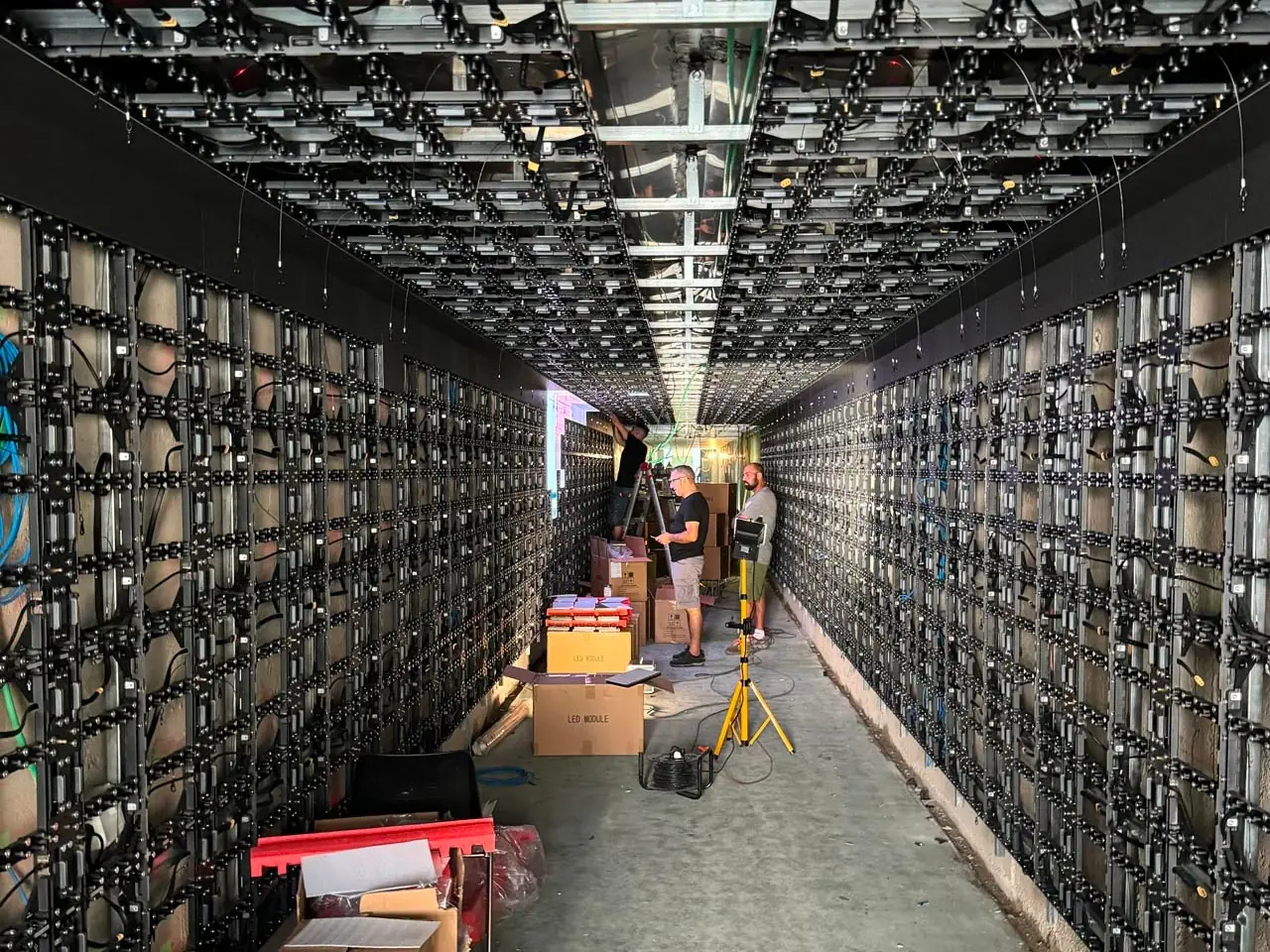 San Siro: Tunnel Ledwall spettacolare – progetto Tecnovision, foto 5