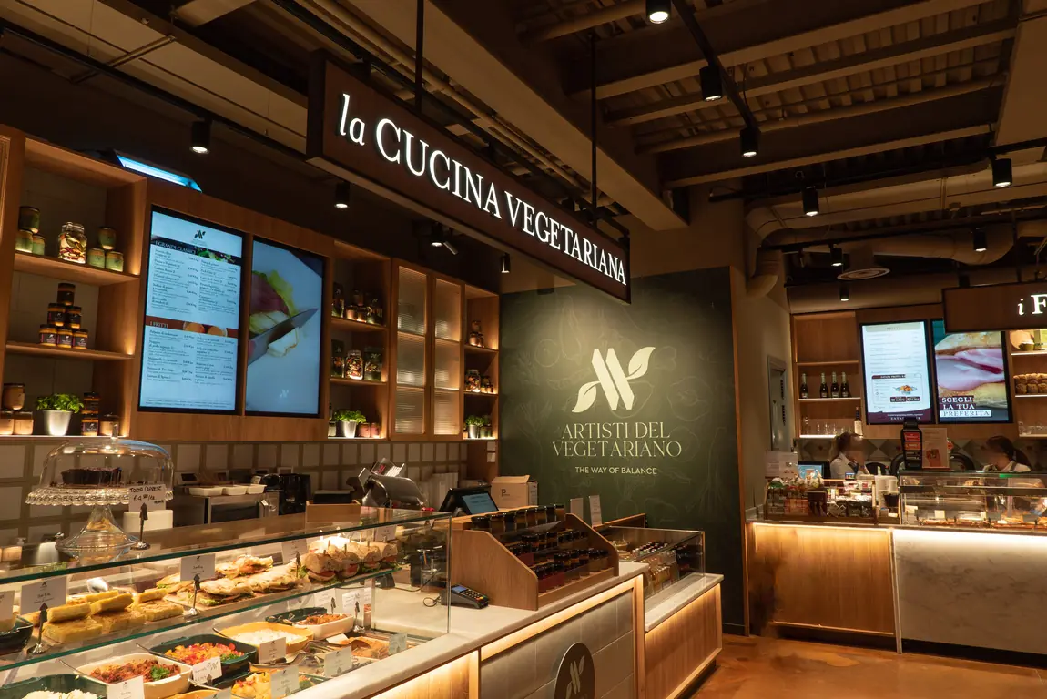 Eataly: FluidNext integrato negli schermi – progetto Tecnovision, foto 4