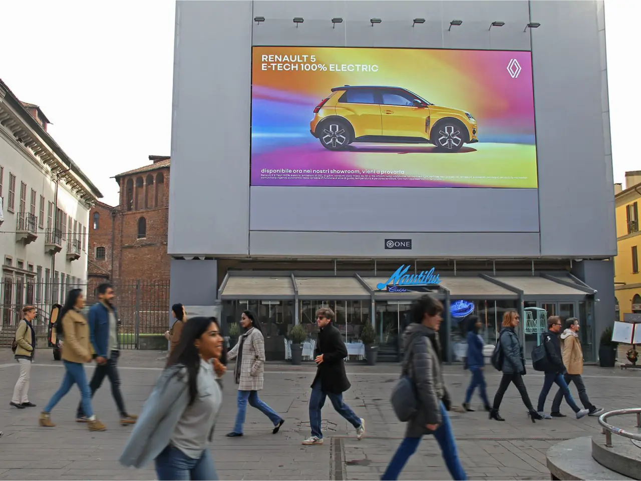Ledwall su affissione