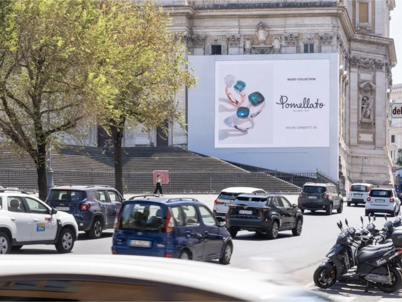 Ledwall su affissione