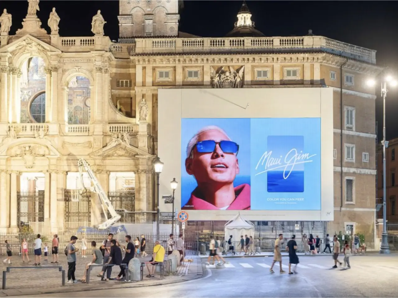 Ledwall su affissione
