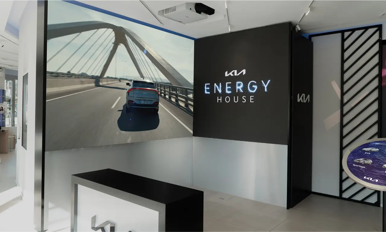 Il led diventa arredo digitale