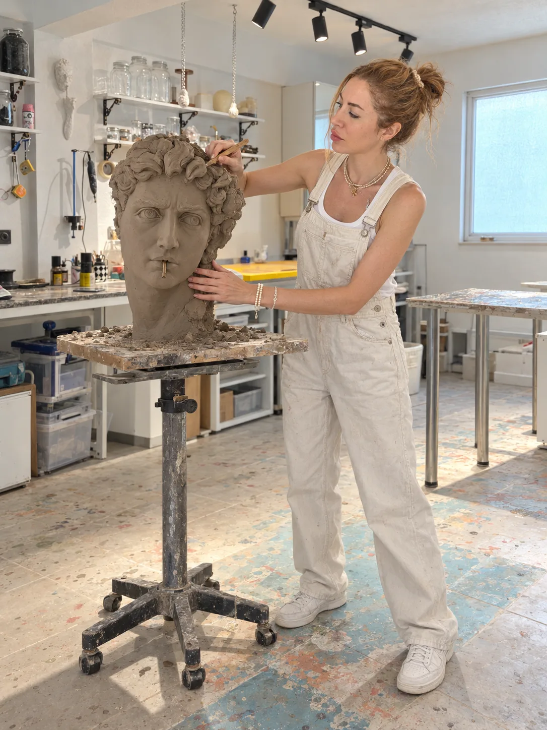 Basin Head — clay modelling, Zeynep Didem Bardakcı Studio