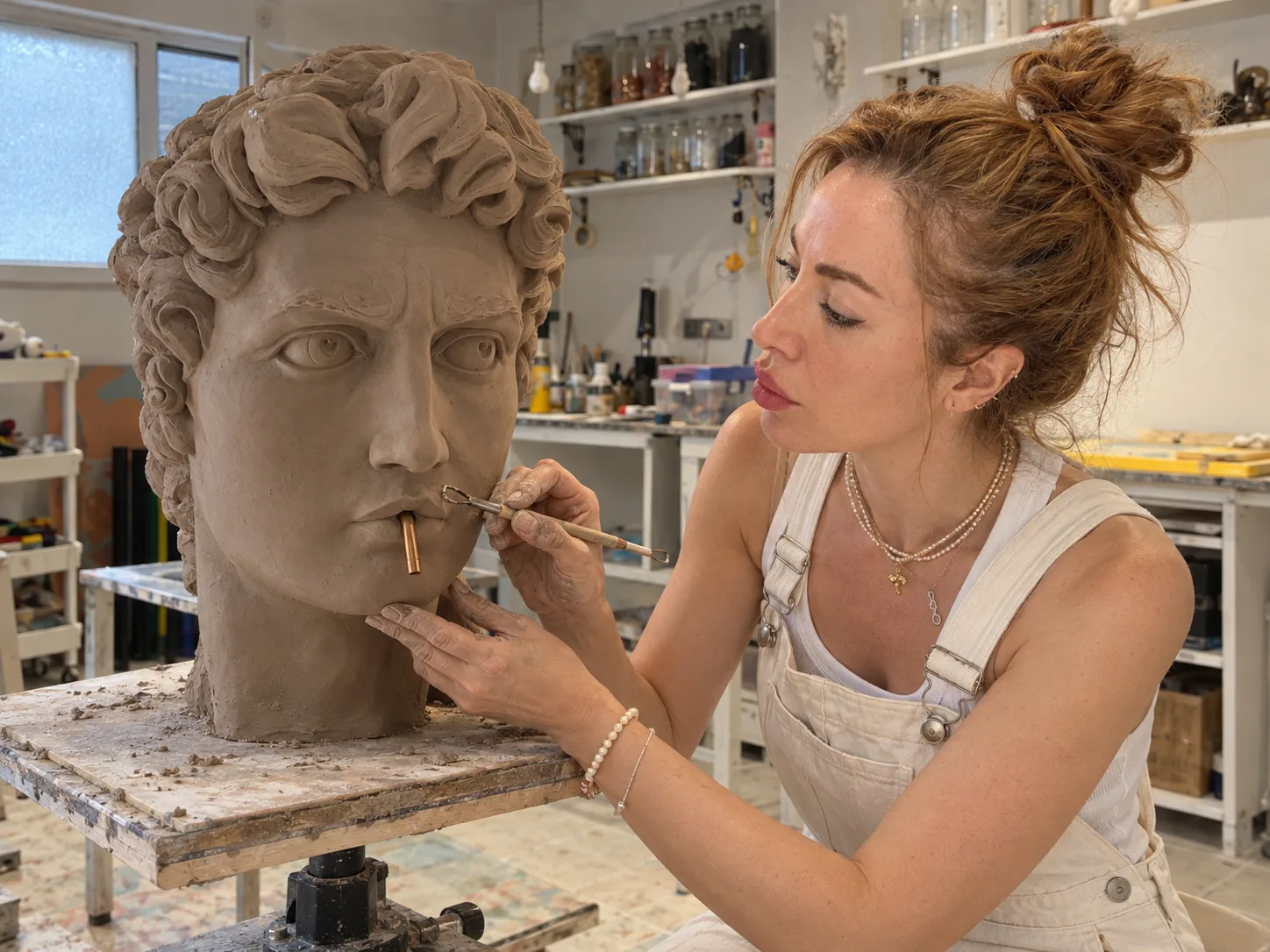 Basin Head — clay prototype, Zeynep Didem Bardakcı Studio
