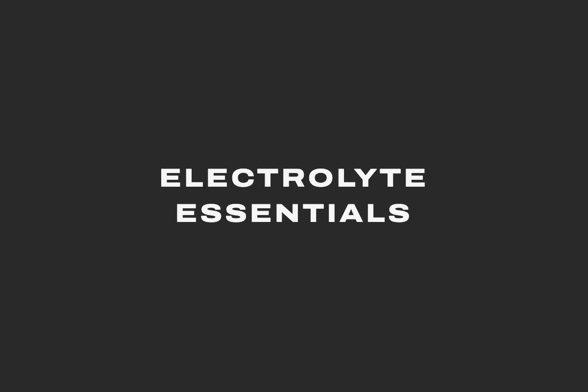 Electrolyte Essentials