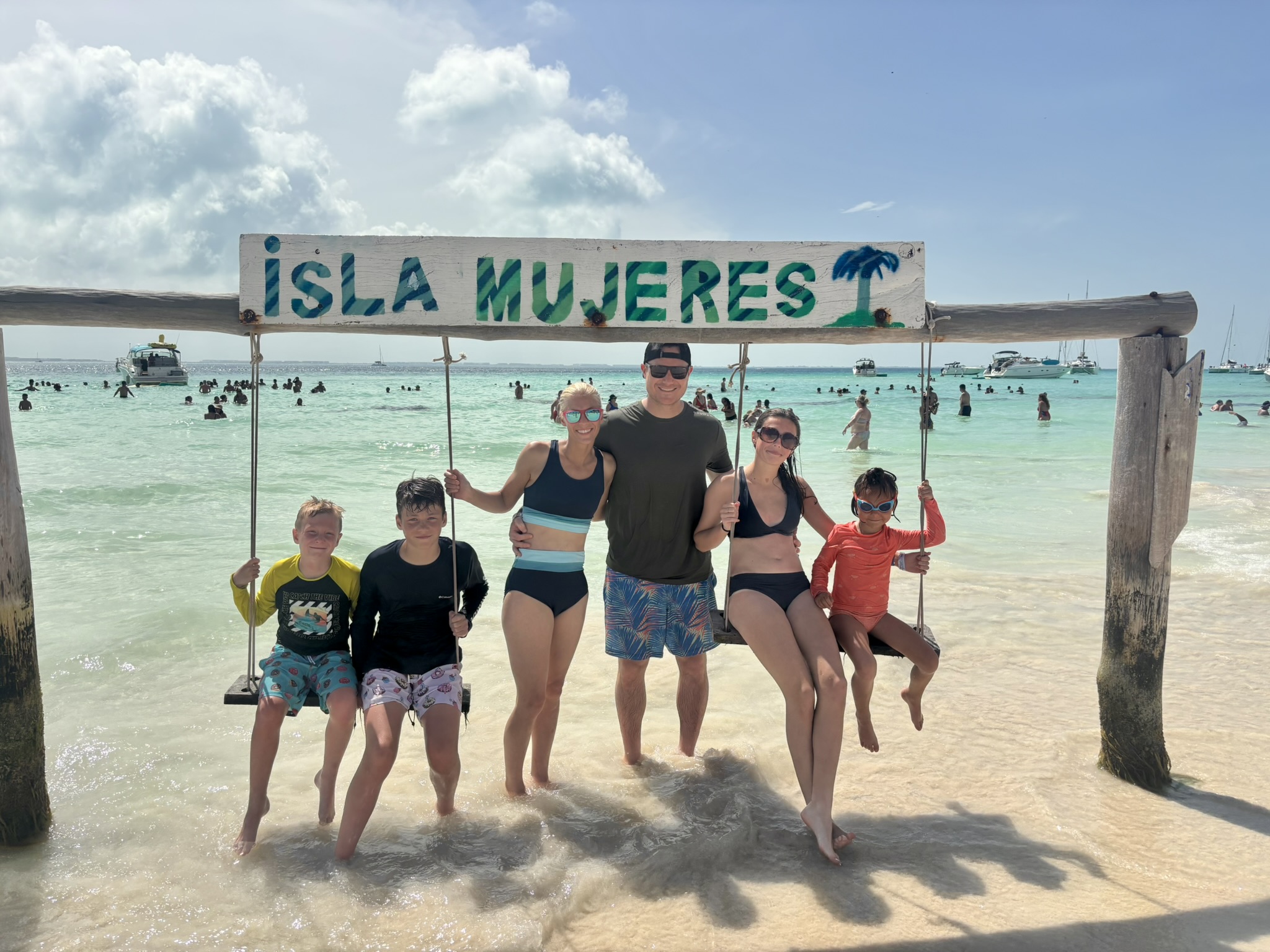 Family beach vacation