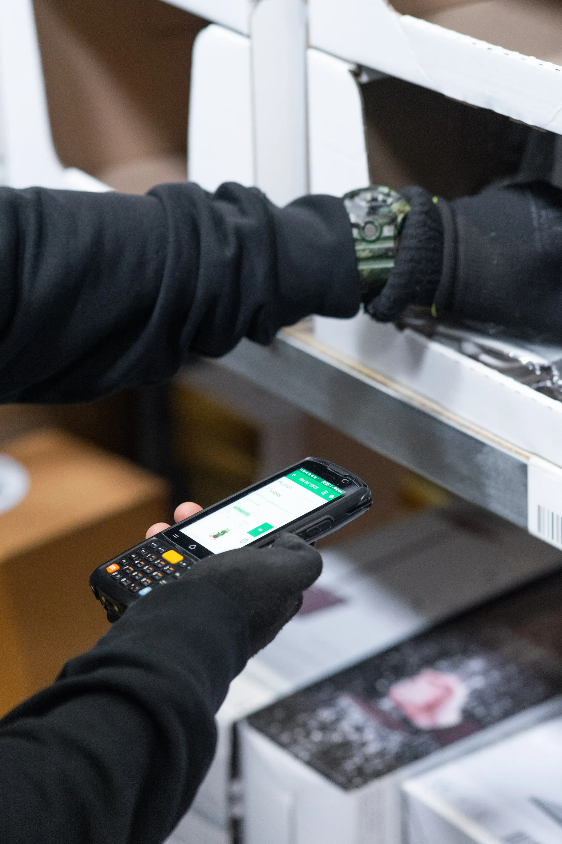 Kommissionierung mit dem Handscanner