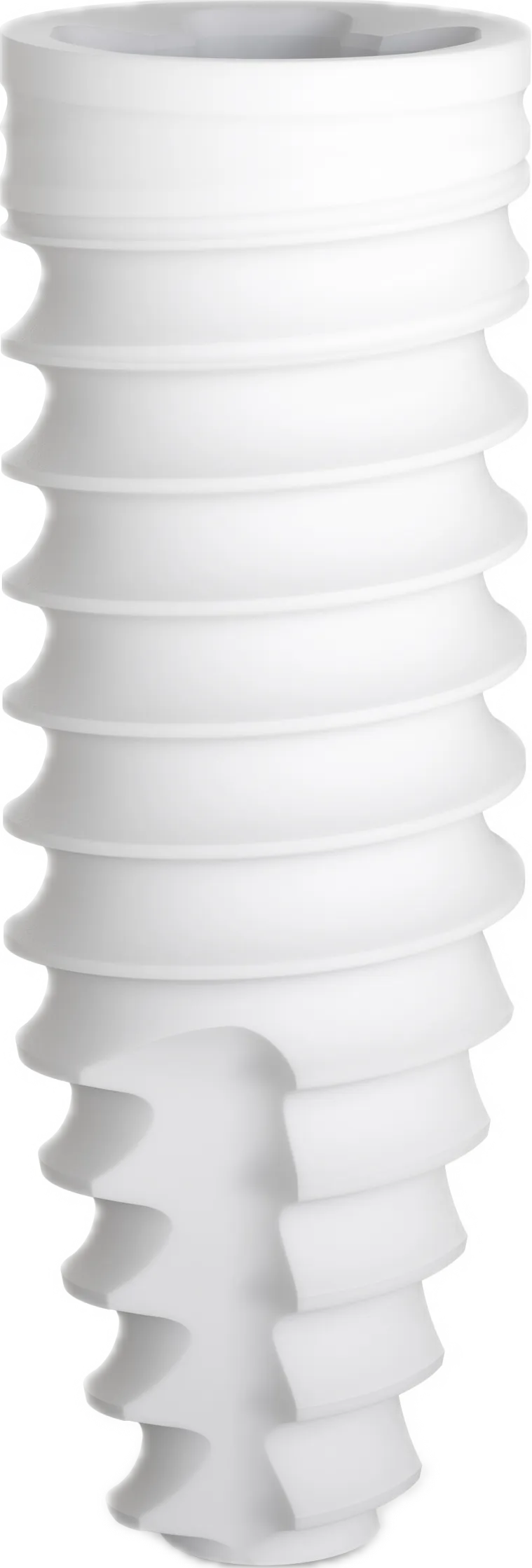 Zweiteiliges Keramikimplantat aus Zirkonoxid, Seitenansicht