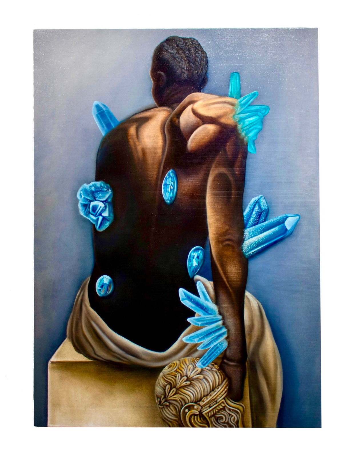 Surrender (2024), oil on canvas by Joshua Evans