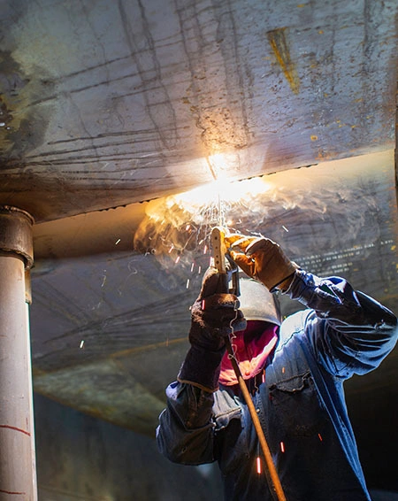 Handwerk auf der Baustelle