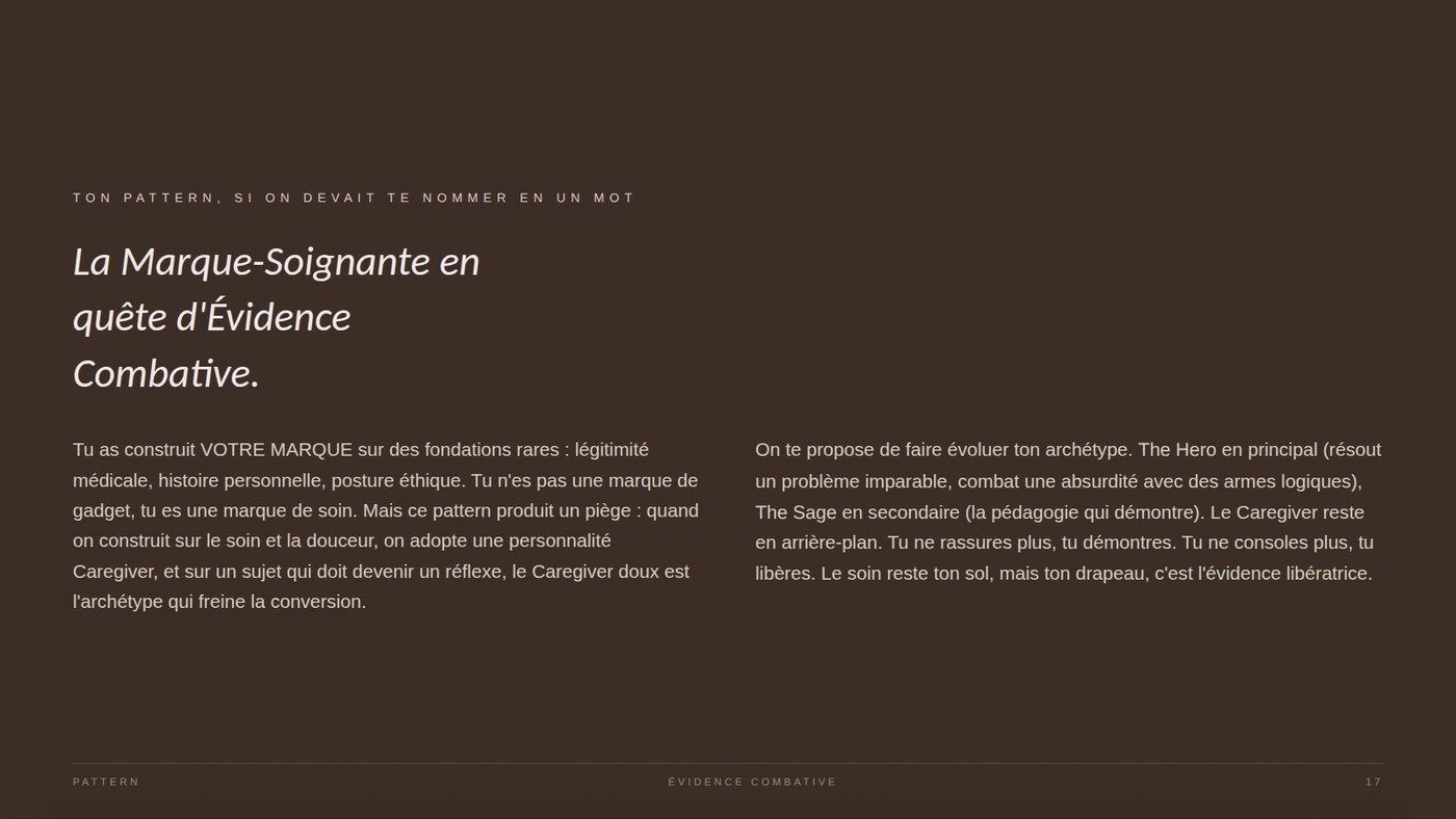 Page archétype du diagnostic