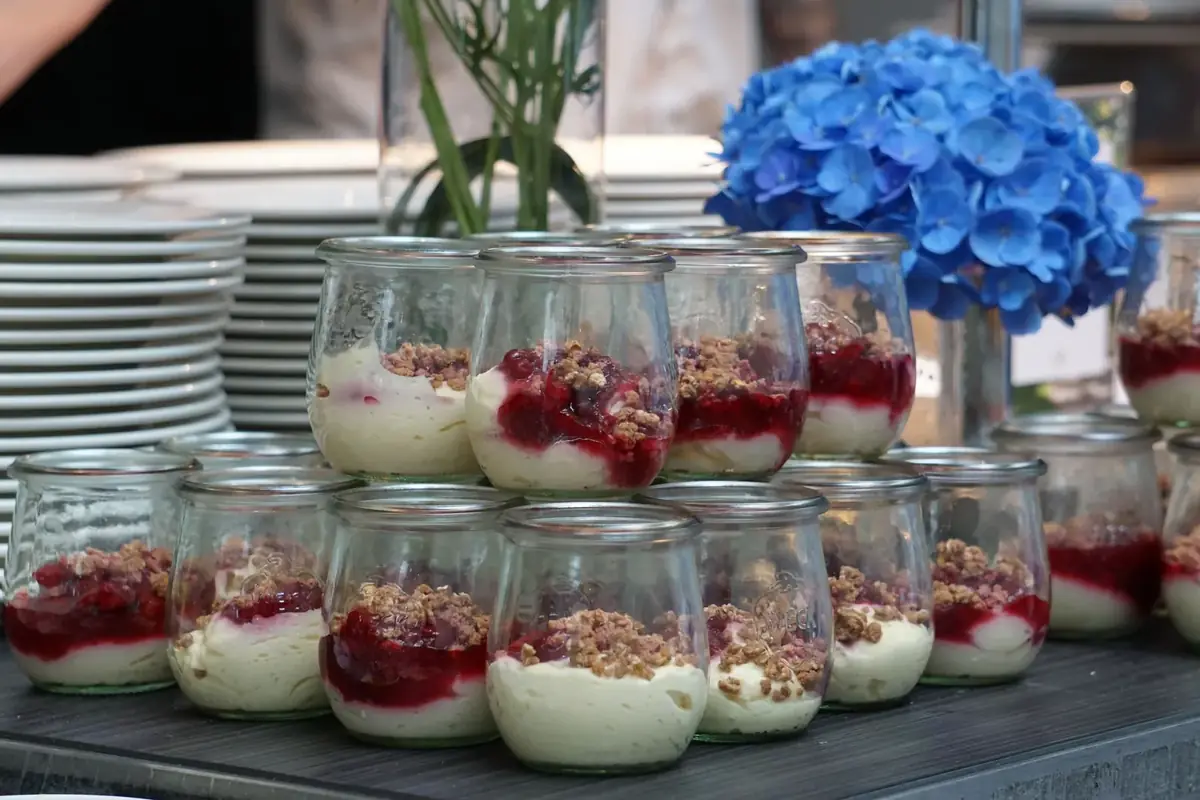 Desserts im Glas beim M365 Summit