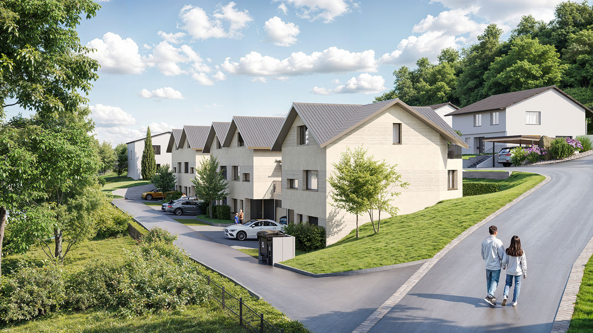 Lägernblick Hüttikon – Aussenansicht (Visualisierung)