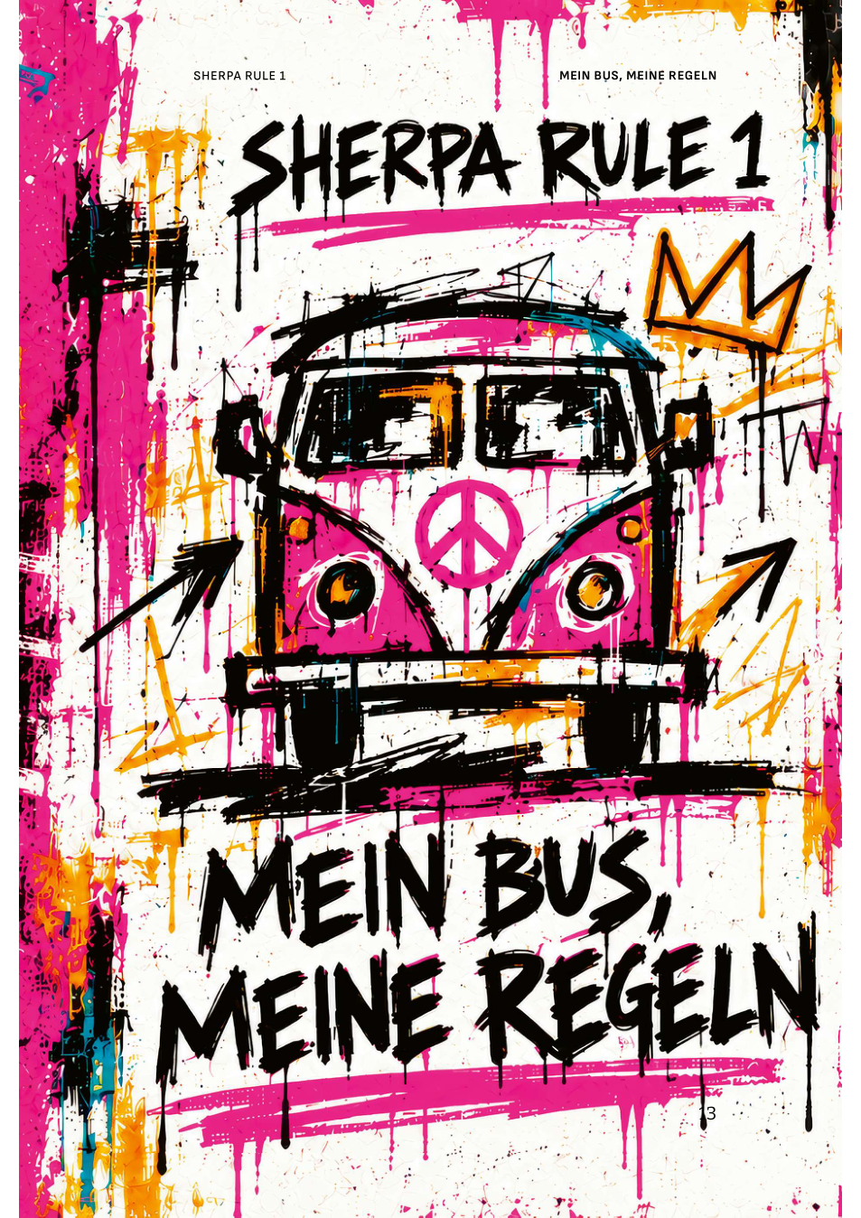 Sherpa Rule 1 – Originalillustration aus dem Buch
