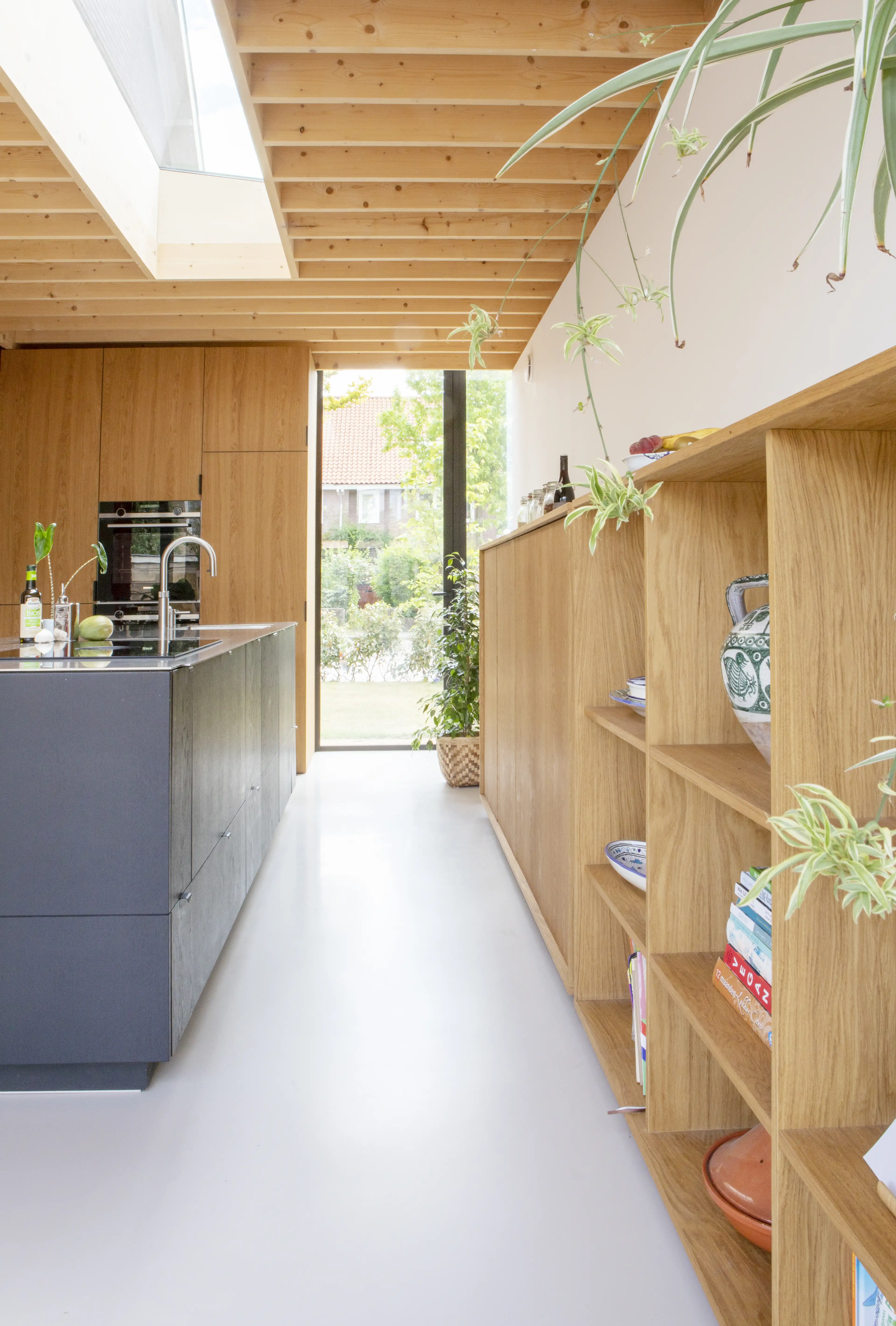 Particulier woonhuis verbouwing uitbouw modern hout duurzaam architect Jasper Smits Architecten