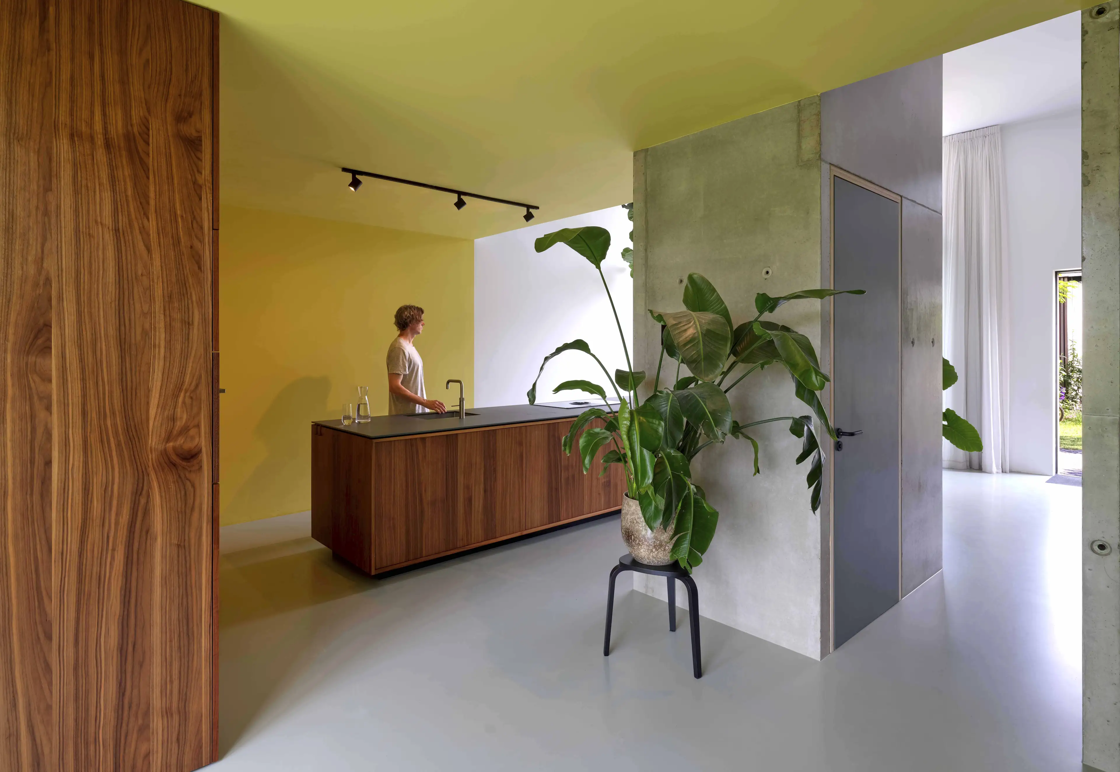 next level zelfbouw splitlevel urban villa architect kavel particulier woonhuis bouwen Jasper Smits Architecten interieur