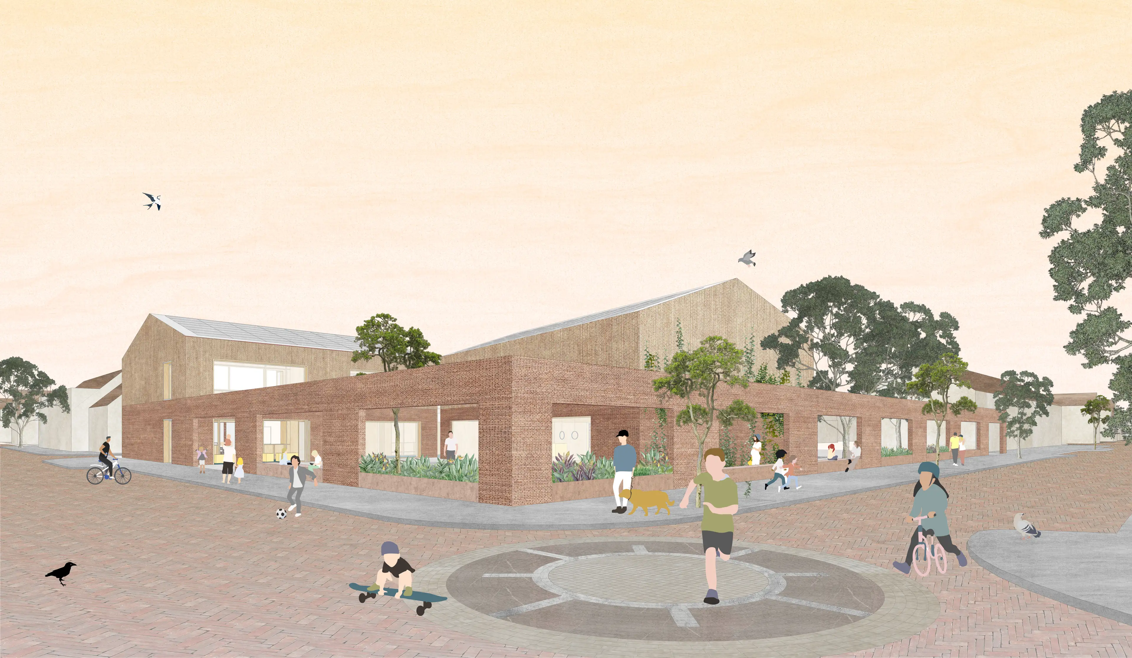 Basisschool de Boemerang Utrecht Ontwerp Architect Schoo door Jasper Smits Architecten Ard hoksbergen