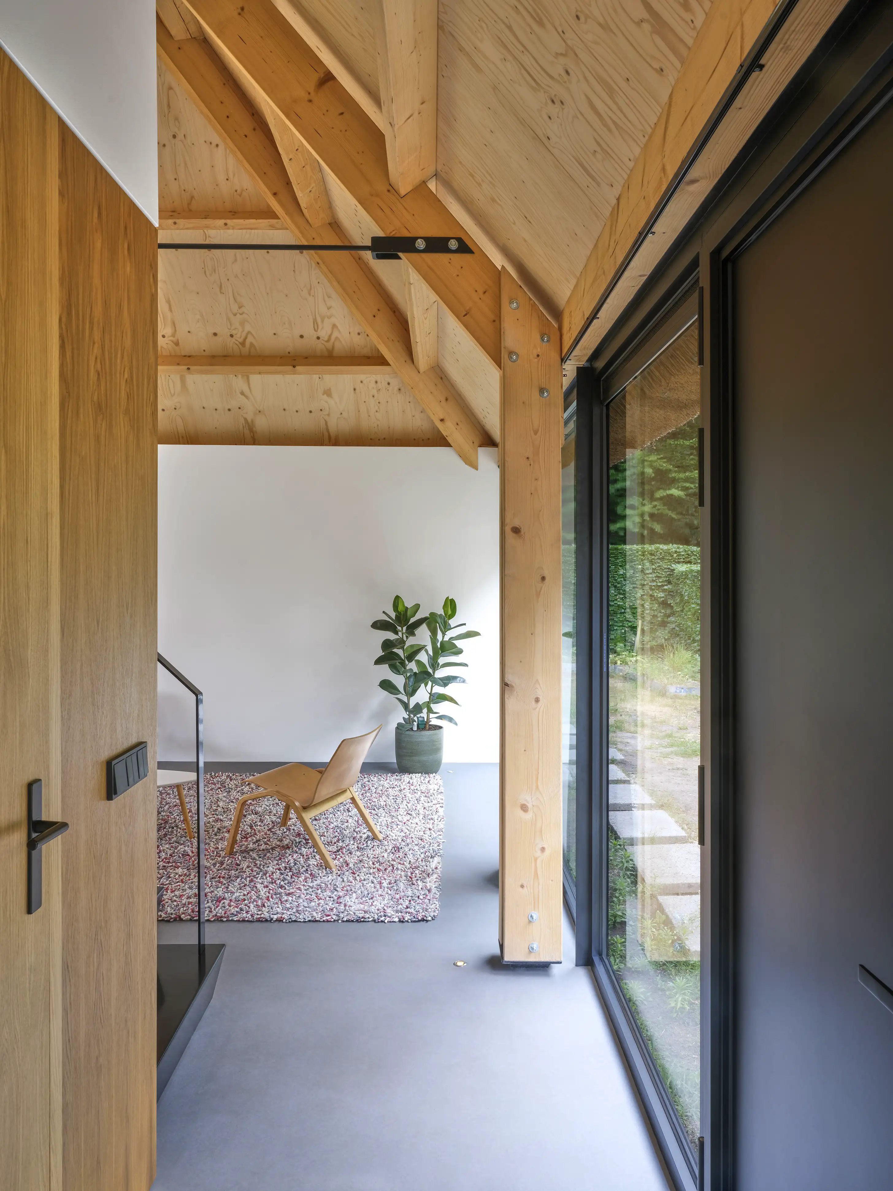 Zelfbouw particulier duurzaam woonhuis Boerderij woning architectuur gebouwd in hout modern houtbouw architect Jasper Smits Architecten