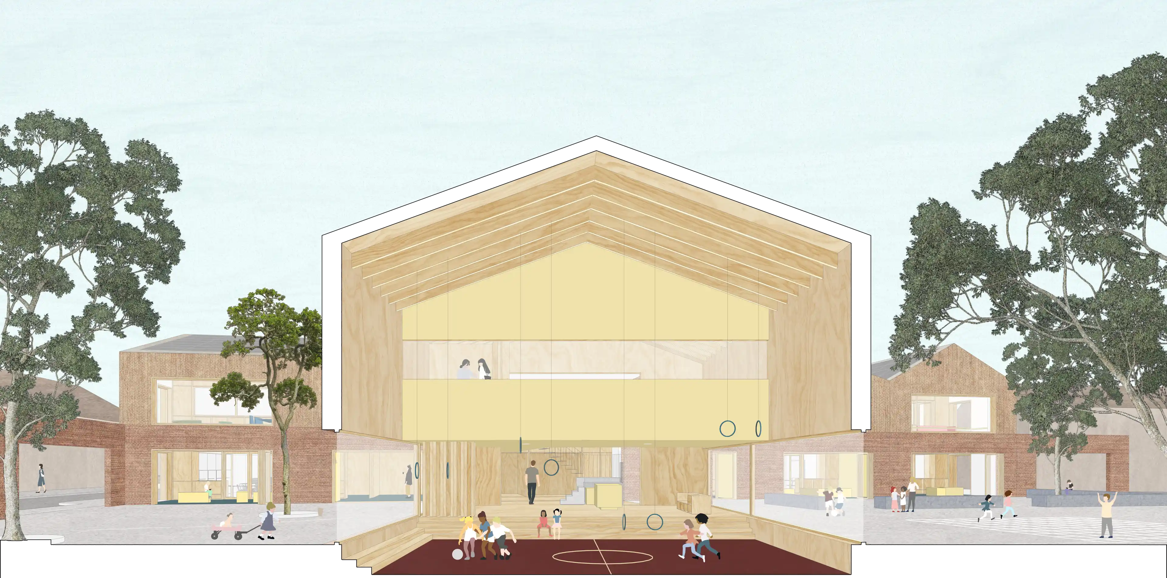 Basisschool de Boemerang Utrecht Ontwerp Architect Schoo door Jasper Smits Architecten Ard hoksbergen