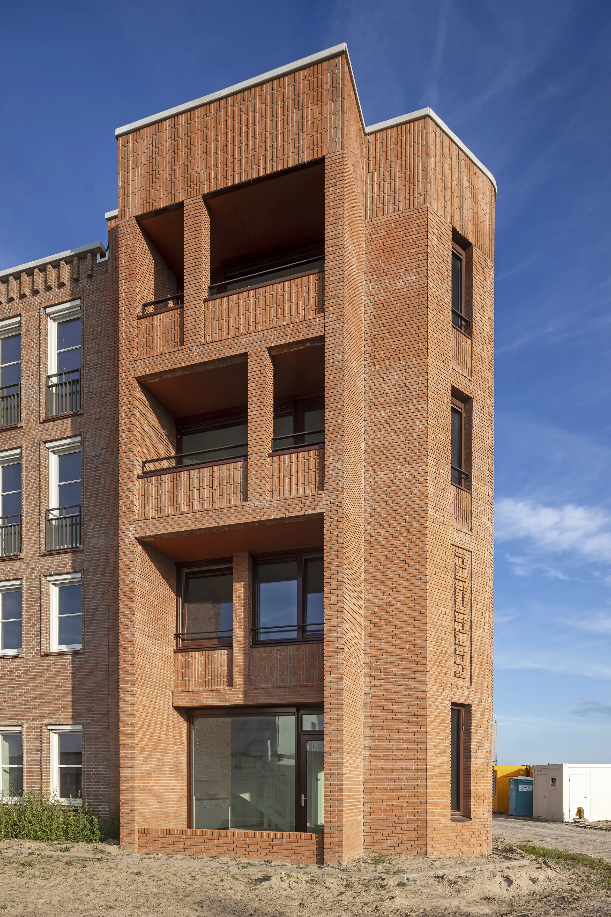 Jasper Smits Architecten ontwerp Sociale huurwoningen appartementen de alliantie ontwikkeling Almere New Brooklyn plan West 8