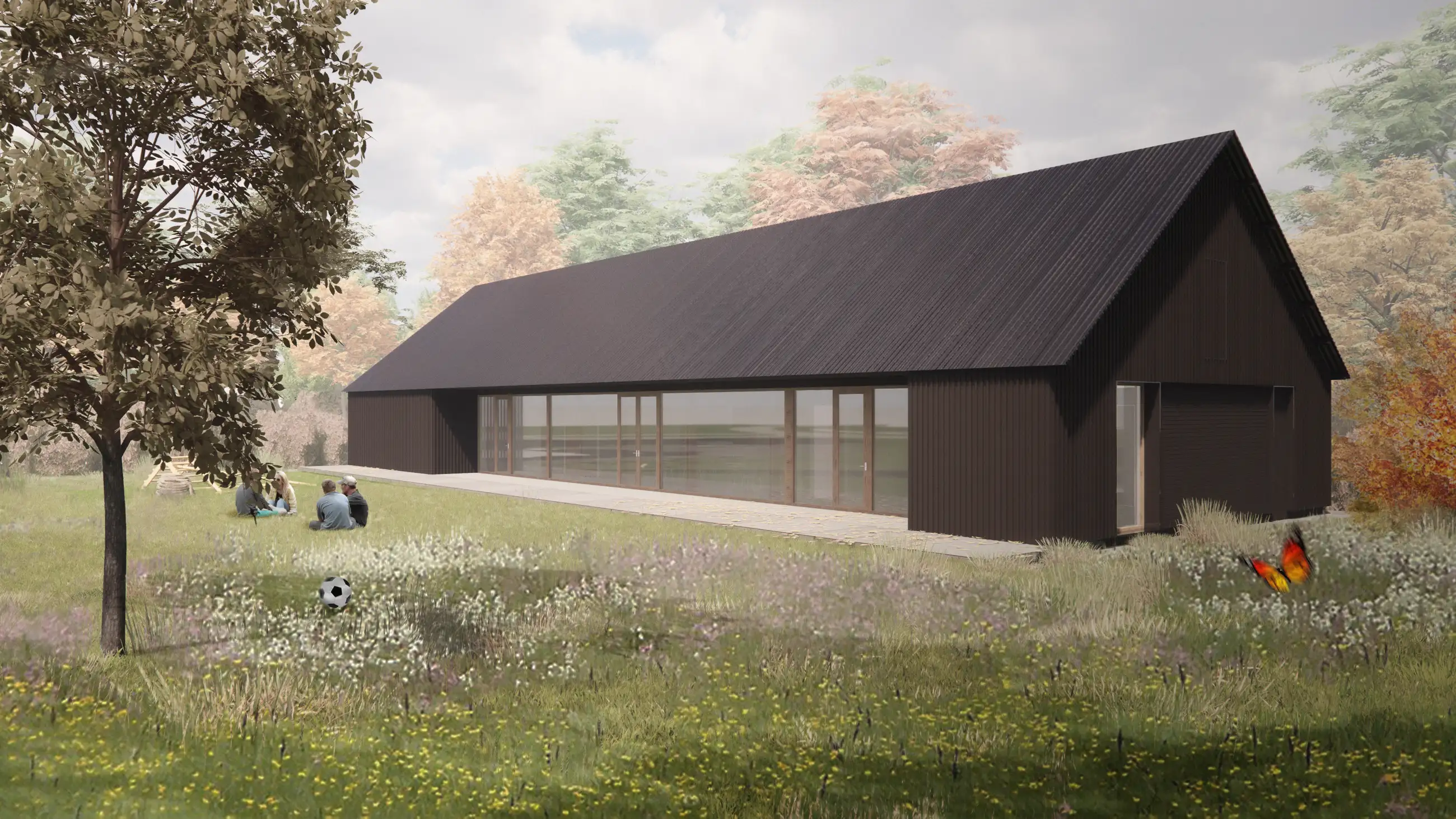 Scoutinggebouw Voorveldse Polder DUG Utrecht Jasper Smits Architecten houtbouw duurzaam biobased