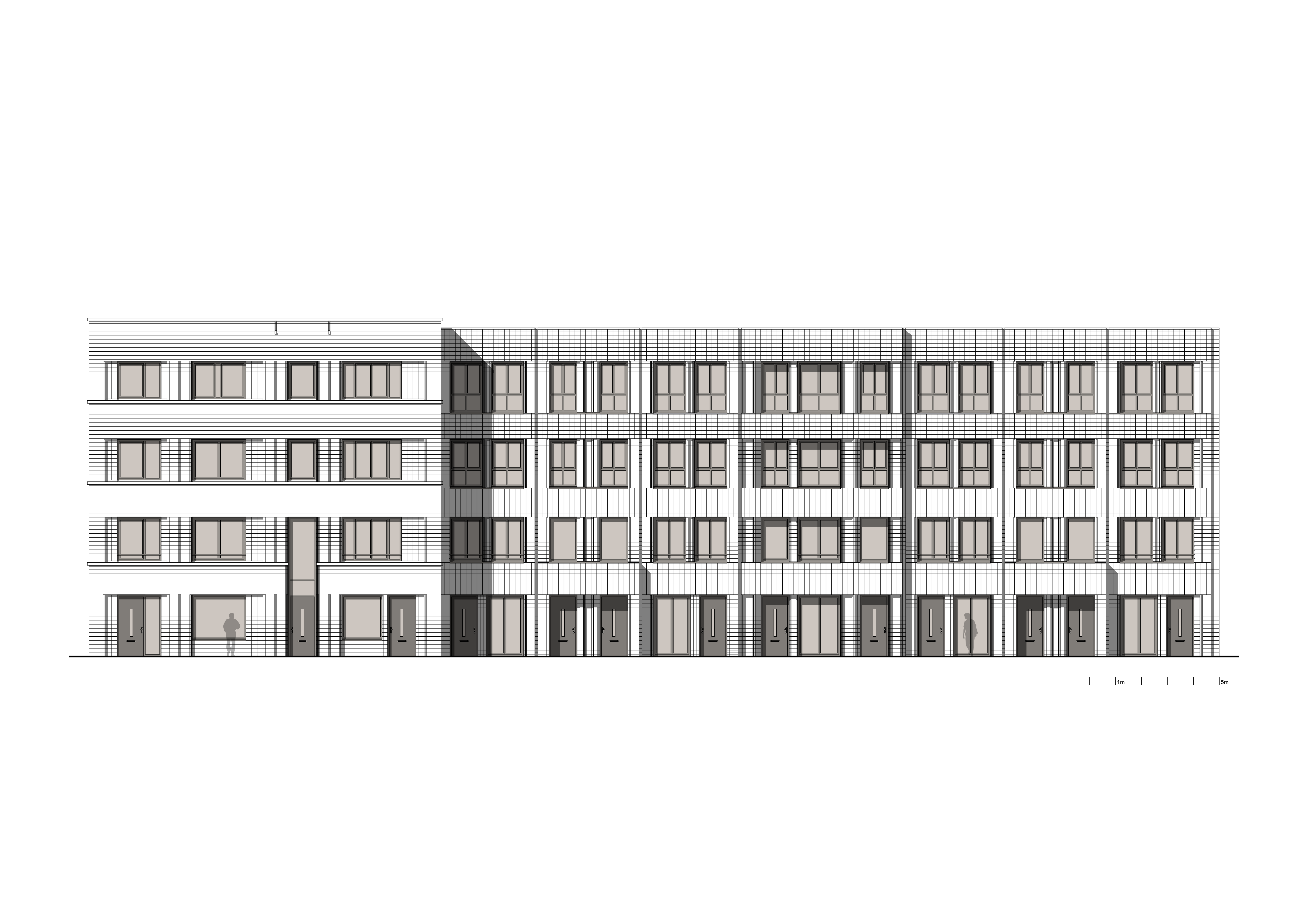 Jasper Smits Architecten ontwerp Sociale huur woningen appartementen de alliantie ontwikkeling Almere New Brooklyn plan West 8