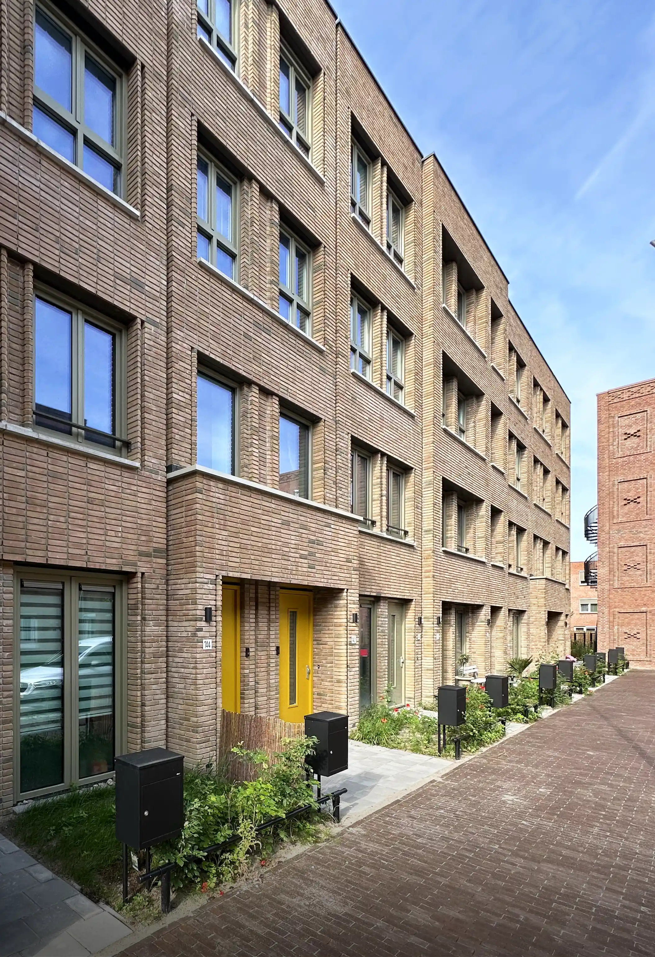 Jasper Smits Architecten ontwerp Sociale huur woningen appartementen de alliantie ontwikkeling Almere New Brooklyn plan West 8