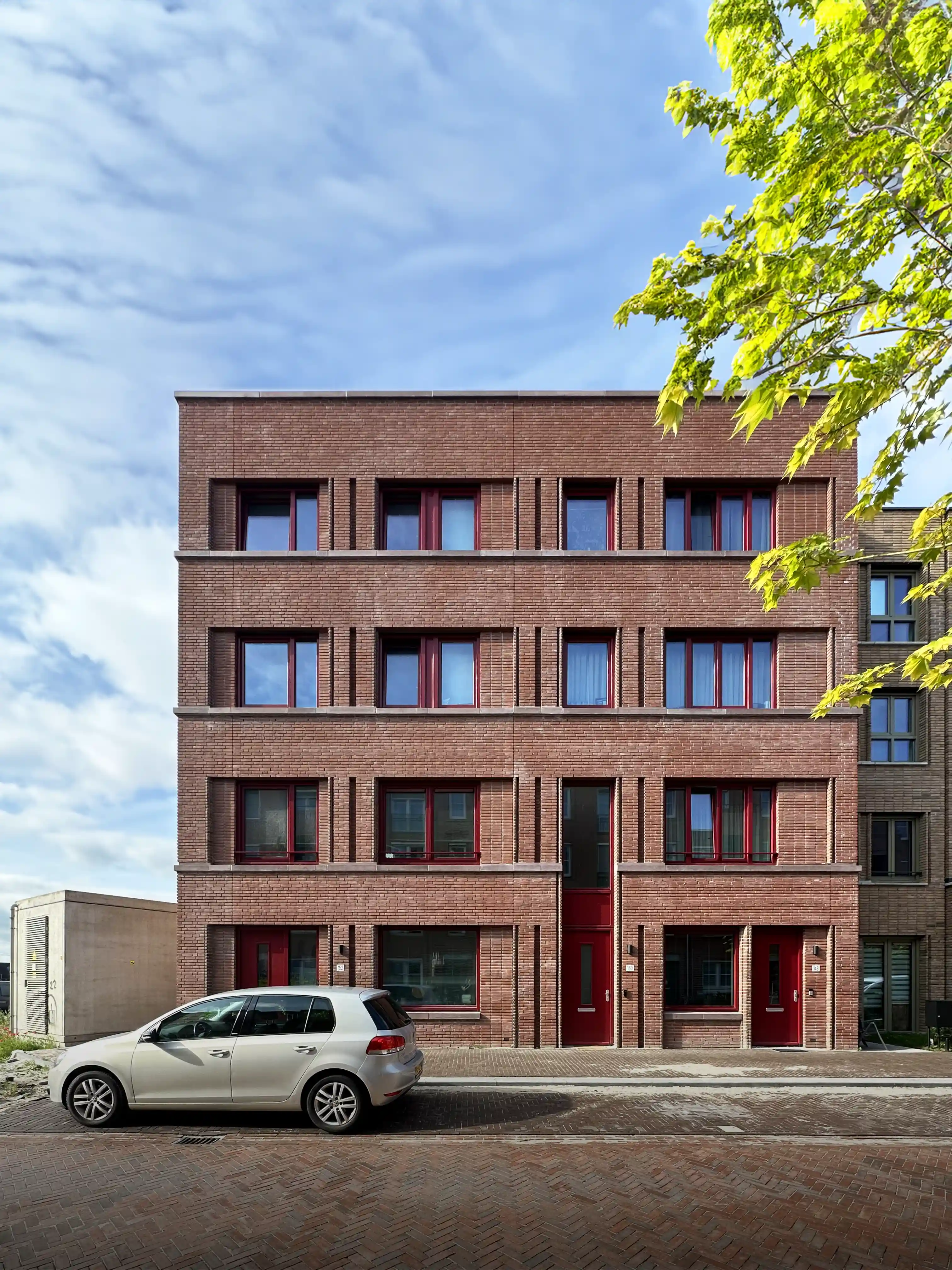 Jasper Smits Architecten ontwerp Sociale huur woningen appartementen de alliantie ontwikkeling Almere New Brooklyn plan West 8
