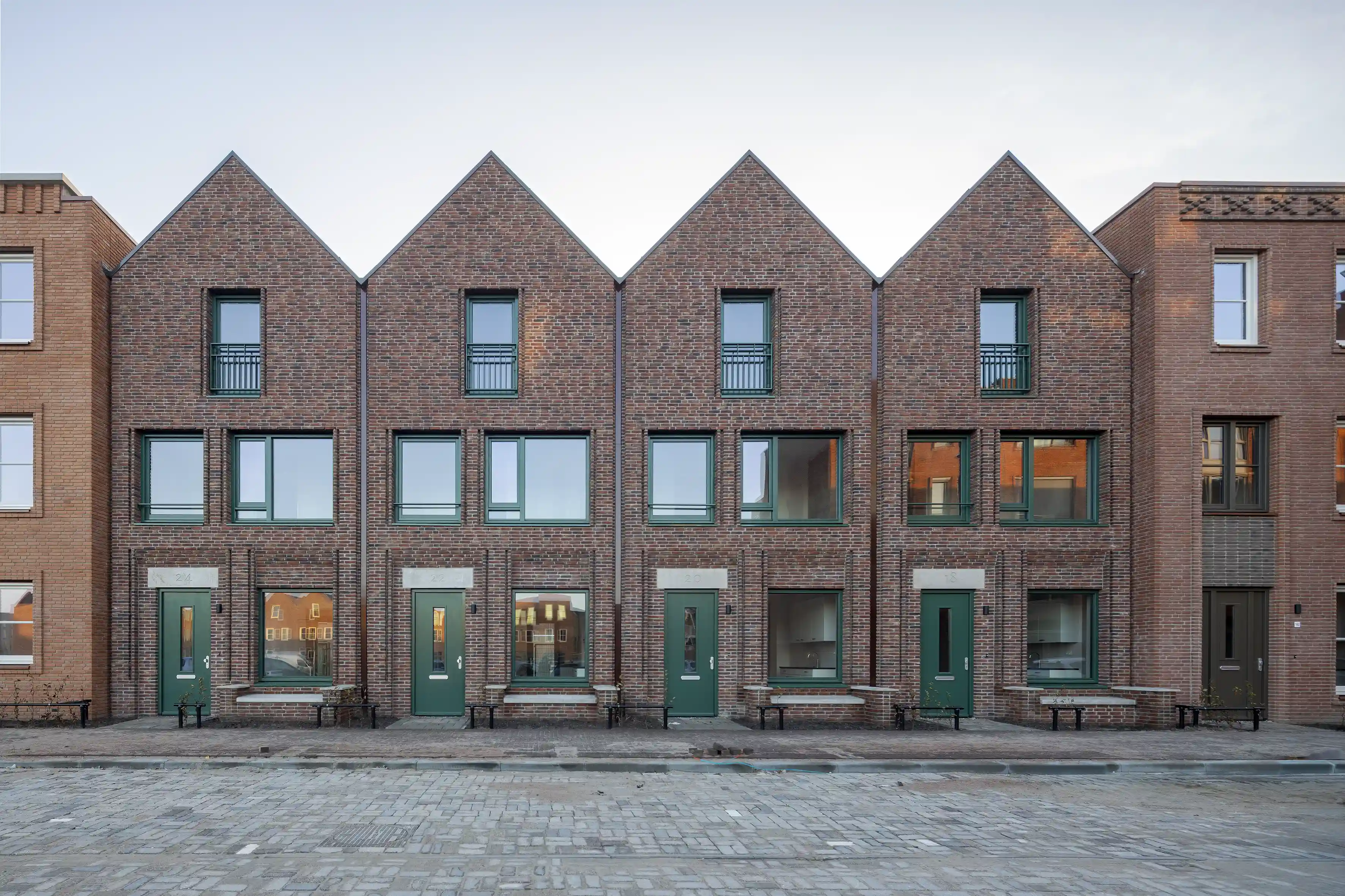 Jasper Smits Architecten ontwerp Sociale huurwoningen de alliantie ontwikkeling Almere New Brooklyn plan West 8