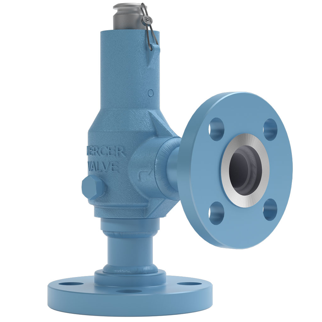 Mercer 9100 flanged pressure relief valve