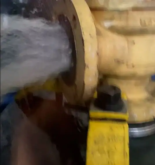A non-Mercer metal seat liquid PSV discharging on the Brisbane water bench