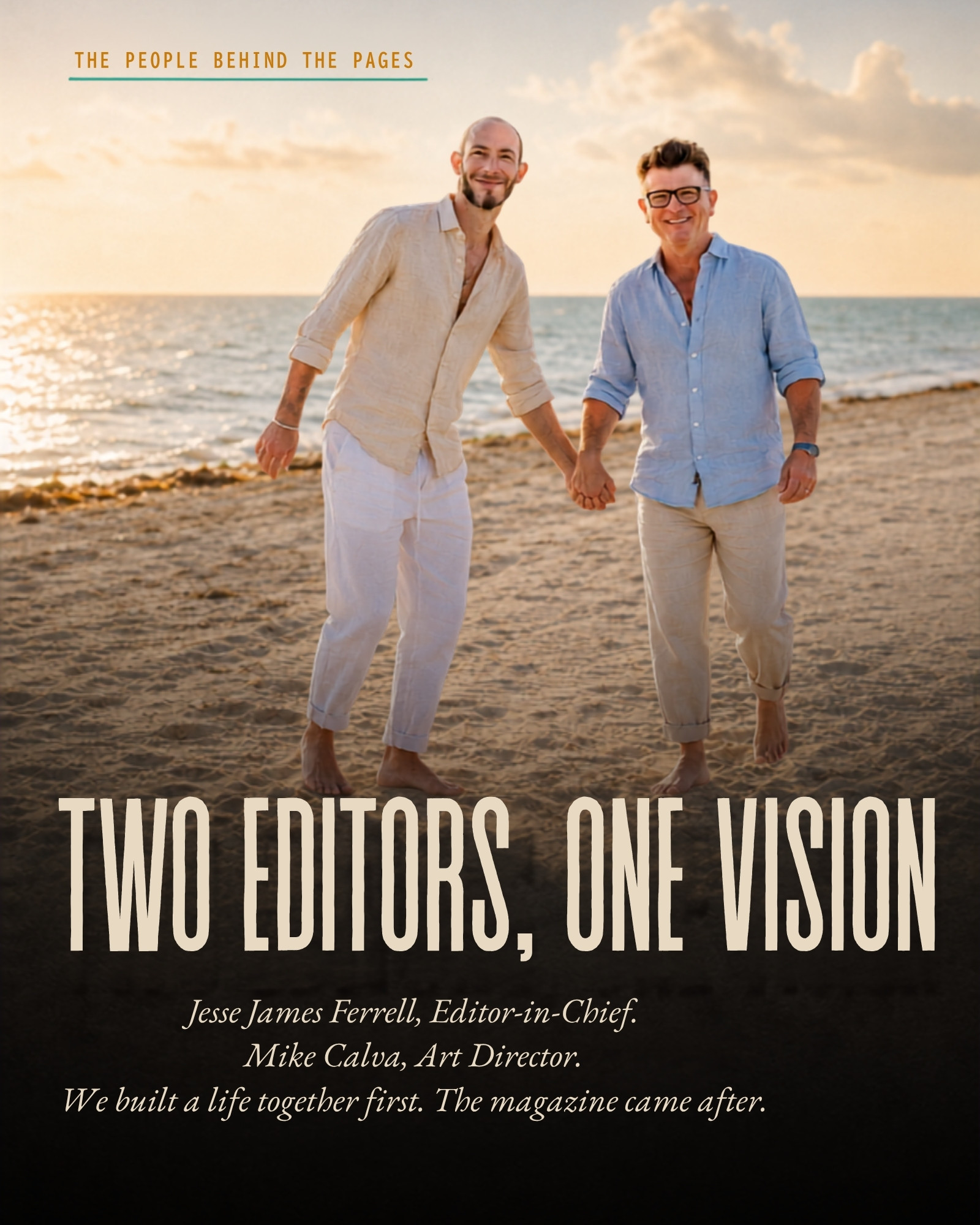 Jesse James Ferrell and Mike Calva, the editors of Untamed Today