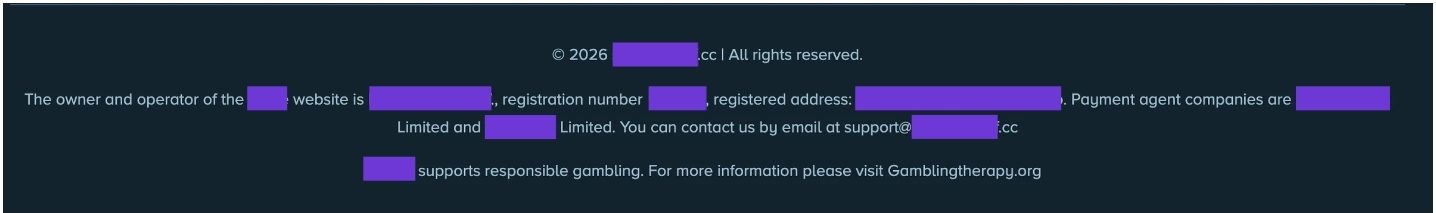 The impersonating website displayed genuine corporate information, but directed users to a support email on a separate domain.)
