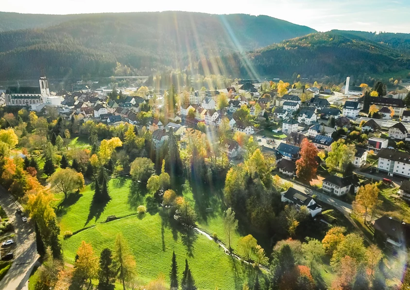 Titisee-Neustadt aus der Luft