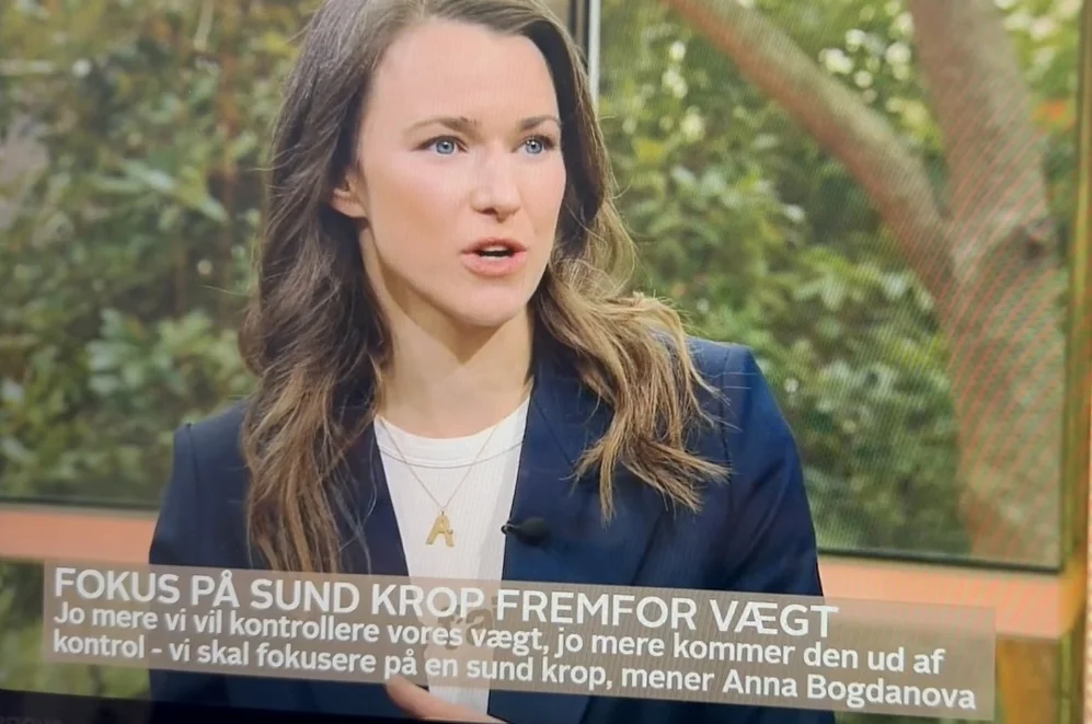 Anna Bogdanova i Go' Morgen Danmark på TV 2: Fokus på sund krop fremfor vægt