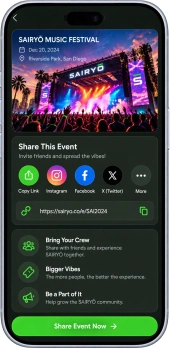 Ticket sales screen
