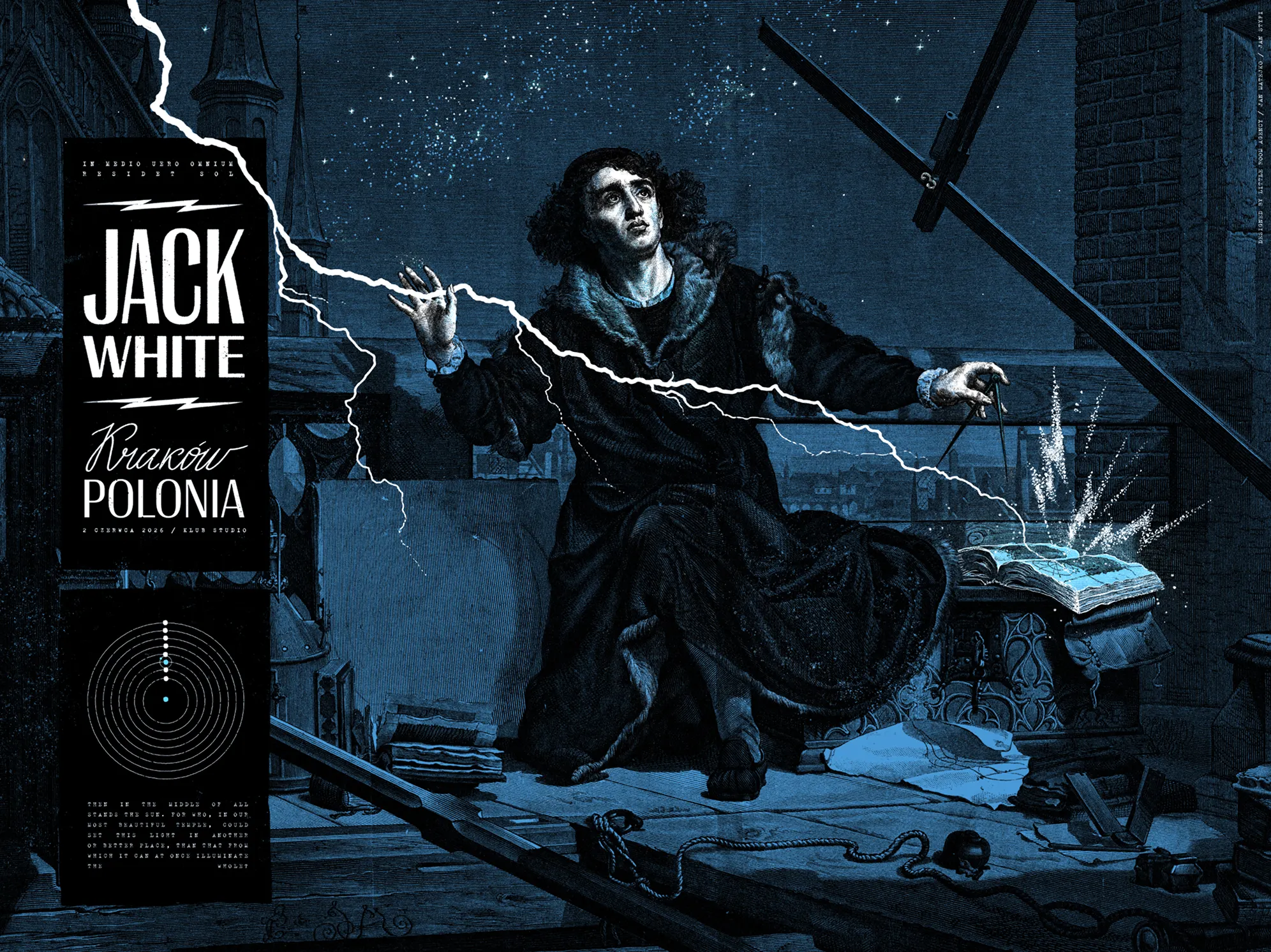 Jack White, Krakow gig poster