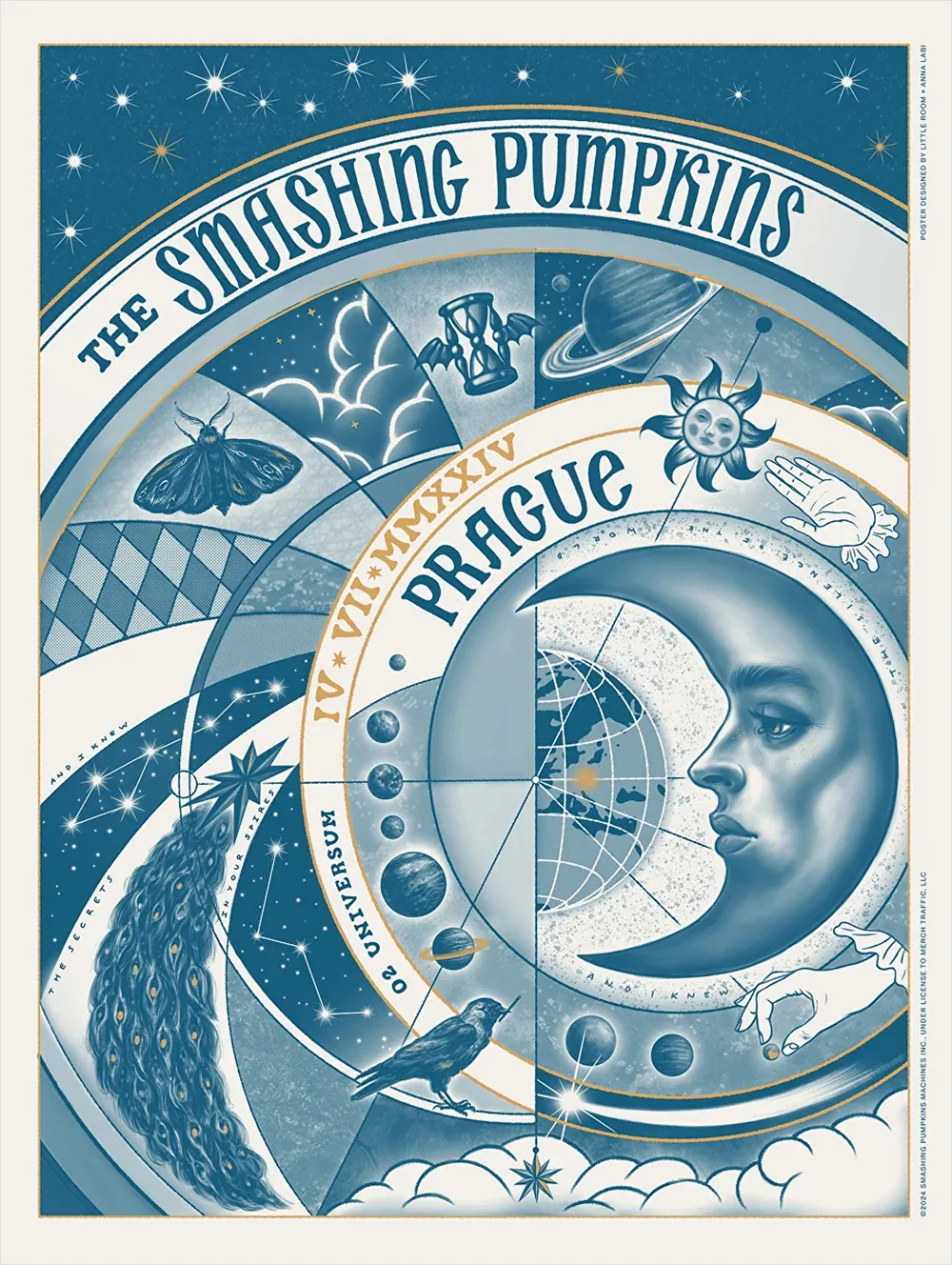 The Smashing Pumpkins, Prague gig poster
