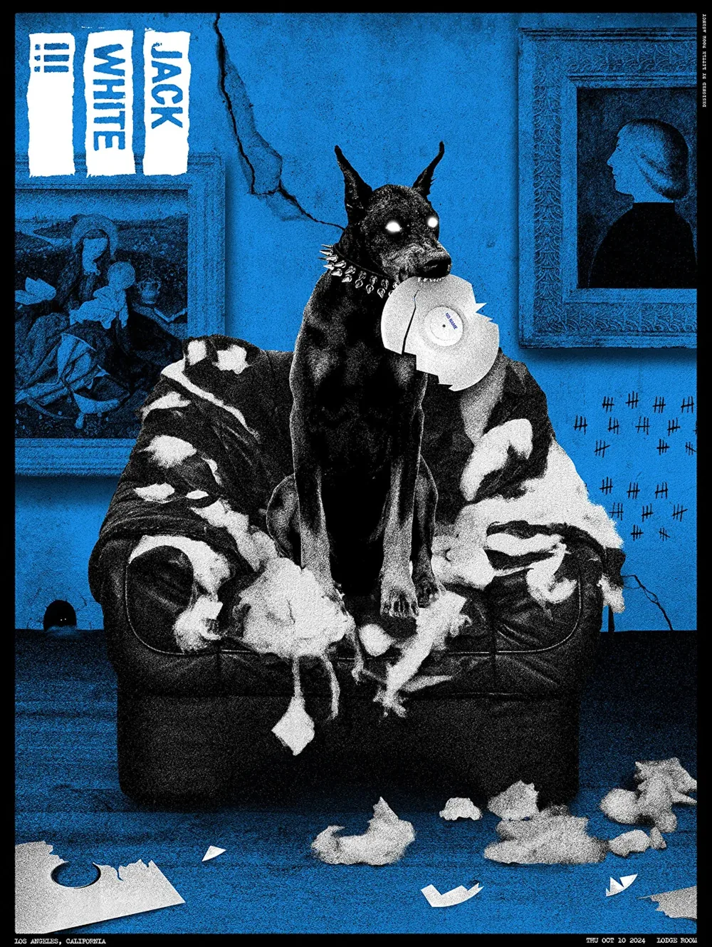 Jack White, Los Angeles gig poster