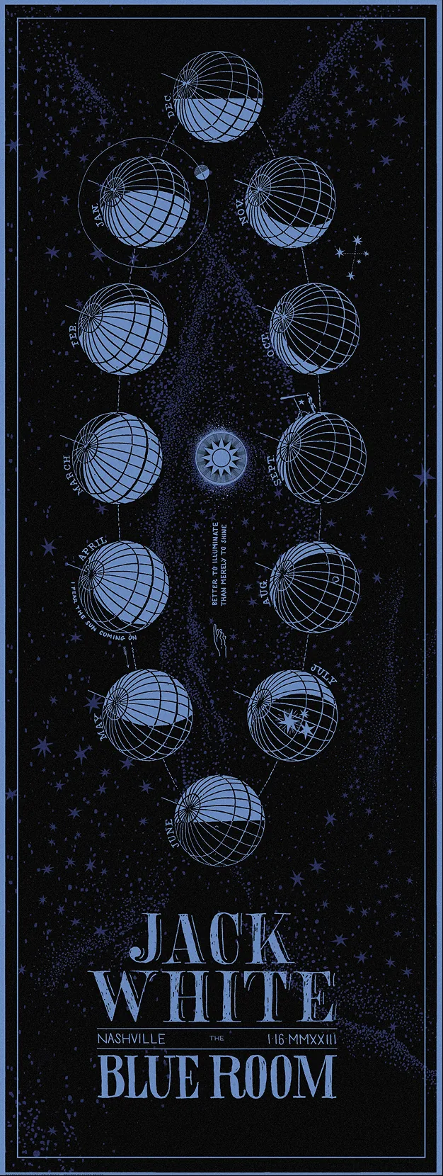 Jack White, Nashville gig poster
