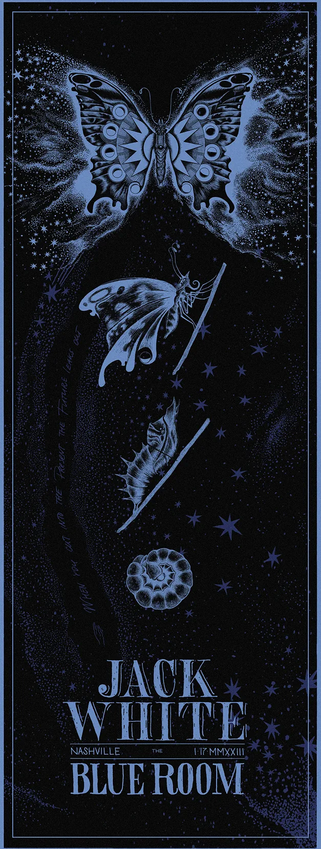 Jack White, Nashville gig poster
