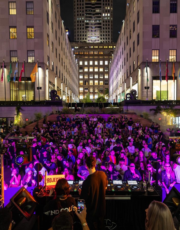 Stello: Played his first track live at Rockefeller Center
