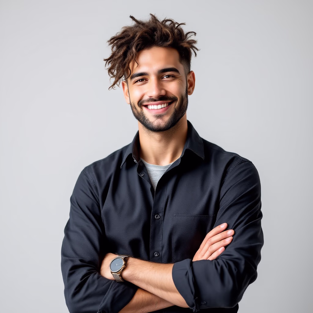 [headshot] image of customer (for a plumbing service)